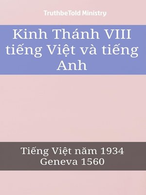 cover image of Kinh Thánh VIII tiếng Việt và tiếng Anh